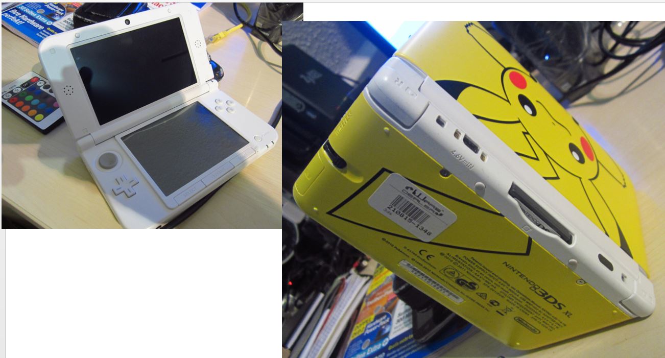 Nintendo3DSXL mit 3D-Display und...